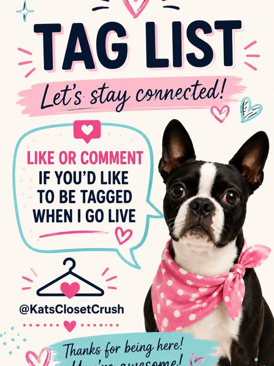Other - Taglist - Like or Comment to be Notified
